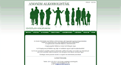 Desktop Screenshot of anonimalkoholistak.hu